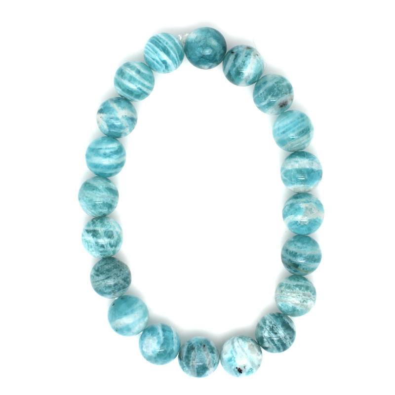 bracelet amazonite rubanee