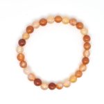cornaline naturelle 6 mm