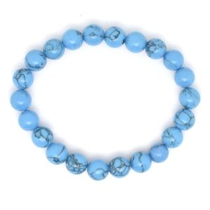 howlite bleu 8 mm