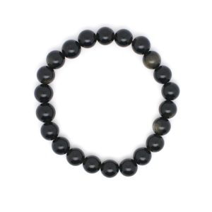 bracelet-obsidienne-doree