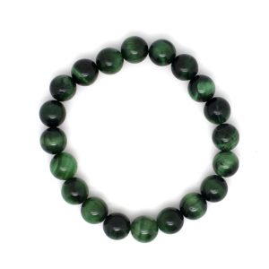 oeil de tigre teinte verte 8 mm