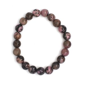 bracelet-rhodonite-noire-rose